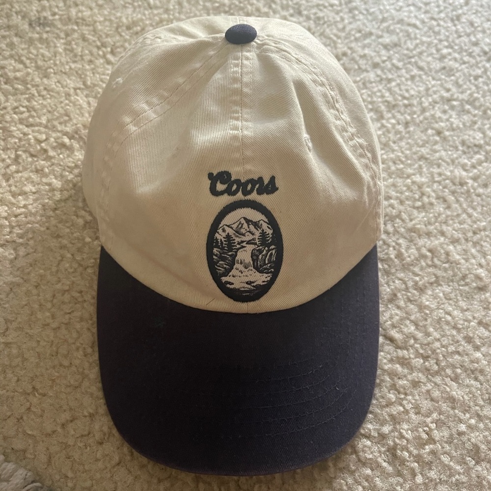 Brixton x Coors White and Blue Cap